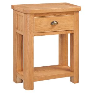 Evesham Oak Small Console Table